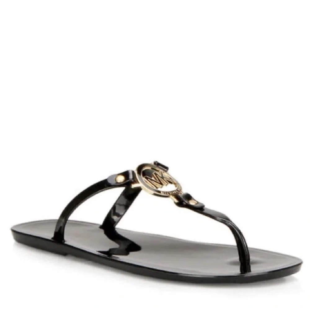 Michael KORS MK JELLY Black Sandals